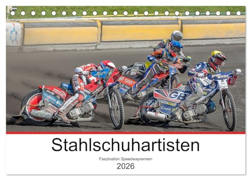 Stahlschuhartisten (Tischkalender 2026 DIN A5 quer), CALVENDO Monatskalender: European U23 Team Speedway Championship (CALVENDO Mobilitaet)