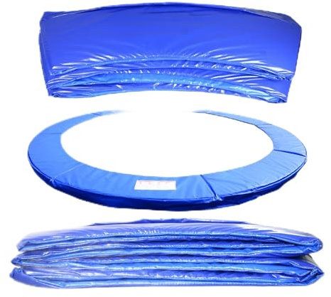 Greenbay 8FT 244cm Premium Replacement Trampoline Surround Pad | UV resistant PVC top | EPE foam(thickness:15mm, width:300mm) | Safety Guard Spring Cover Padding Pads Blue