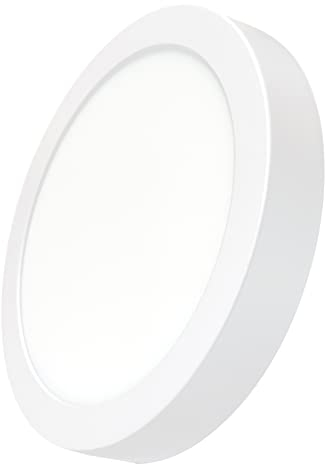 LED ATOMANT Plafon LED Redondo Superficie 210mm, 20W, Color Blanco Frio (6500K), 1800 Lumenes, Driver Incluido