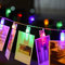 Déco de mur de pièce de 40PCS LED Photo Clips guirlandes parfaites pour le bureau de surprise de mariage célébrer et DIY accrocher Phtoes 40 agrafes 6m / 19.6feet multi-couleurs, 3 * à piles AA
