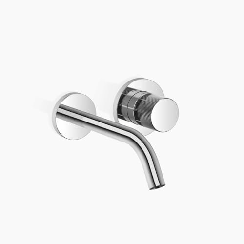 Dornbracht Meta Pure Waschtisch-Wand-Einhandbatterie ohne Ablaufgarnitur, Ausladung 190 mm, starrer Auslauf, Farbe: Chrom - 36860664-00