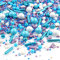 Streusel Ocean Girl Meerjungfrau Mix 90g weiss flieder blau von STREUSEL GLÜCK bunte Sprinkles Zuckerstreusel perfekt für Kindergeburtstag Geburtstag Mermaid Mädchen Cupcakes Muffins