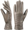 Damen Winter-Lederhandschuhe mit Touchscreen Text, warmes Lammfell, 100% reines echtes Leder (Beige, XXL)