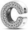 Pandach Damen Charm Anhänger Buchstabe C für Armband 925 Sterling Silber Charms Beads passend für Armband und Halskette, Kompatibel mit Europäischen Armbändern für Frauen Mädchen