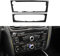 OYDDL Auto CD Panel Aufkleber Klimaanlage Volume Panel Control Frame Trim Kompatibel mit Audi A4 B8 A5 S4 S5 Q5 RS4 RS5 Interieur Zubehör (B)