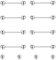 Gojewen 8er Zungenpiercing Brustwarzenpiercing und 4er Ersatzkugel Chirurgenstahl Silber Piercing Zunge Brustwarze Barbell 14mm