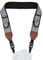USA Gear TrueSHOT Tracolla Cinghie per Fotocamera in Neoprene - Tracolla Imbottita per Fotocamera - Compatibile con Canon, Nikon, Sony e altre Fotocamere DSLR e Mirrorless (Motivo Intrecciato Grigio)