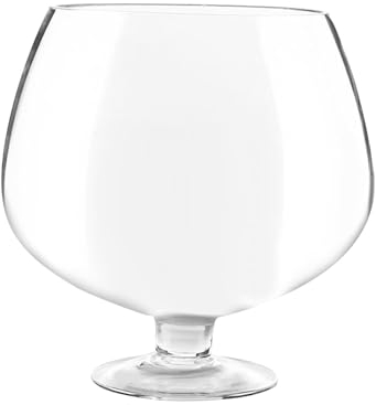 Gralara Vaso de Cristal súper Grande y más Claro, cristalería de Copa Extra Grande, Cristal Gigante para Boda, 5000ml
