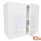 Miradu Kleine Badezimmermöbel Hängeschrank, Geräumiger medizinschrank, Modern Wandschrank, Kleiner Schrank, badezimmerschrank hängend, medizinschrank hängend, (Weißer Hochglanz, 52x60x30)