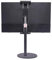 FeeLazy Portable Monitor Stand Tablet Stand for Desk Kindle Holder with Metal Disk, Telescopic Pole and Super Wide Clamp Portable Monitor Mount 15.6 inch 18.5 inch FL12C