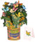 Koboko Pop Up Karten, Blumen 3D Geburtstagskarten, Schmetterlinge & Butterblumen, Gute Besserung Geschenke, Grußkarten mit Notizkarte & Umschlag, 3D Blumenkarte für Frau, Oma, Freundin & Mutter