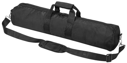 PATIKIL Tripod Carrying Case, 25.6 x 5.1 Heavy Duty Nylon Padded Tripod Bag with Adjustable Shoulder Straps and Handles for Light Stands Umbrellas tripods mic Speaker Stand, Black