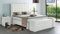 Boxspringbett Kimm 240x220, KL-White, 7-Zohnen Taschenfederkernmatratze, Ergoflex - Inklusive Aufbau - Deutscher Hersteller