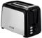Geepas 2 Slice Bread Toaster with 7 Level Browning Control | Removable Crumb Tray, Defrost, Reheat & Cancel Function, Cord Storage | 2 Year Warranty, 750W, Black