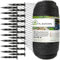 TTL Garden Teichnetz Vogelschutznetz 2x20m schwarz 30g/m² - 12x12mm engmaschig Starkes HDPE Poolnetz Obstbaumnetz Gartennetz, Vogelabwehr Netz, reißfest dehnbar robust mit 20 Bodenanker