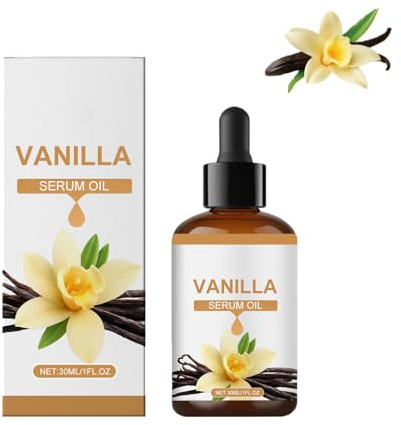 Vanilla Serum Oil, Natural Vanilla Oils for Skin, Hair Care, Long-Lasting Moisturizing and Soothing Skin, Perfume Scents for Diffuser, Relaxation, Long Lasting Perfume, Lightweight (1pcs)