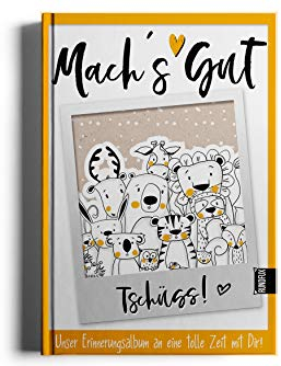 Das große Freundebuch zum Abschied - Arbeitskollegen, Vereinsmitglieder, Bekannte als Abschiedsgeschenk Austritt aus der Firma oder Jobwechsel-RUNDFUX