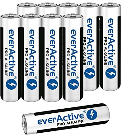 Batterien Micro AAA LR03 Alkaline Folienpack 10 Stück everactive Markenqualität