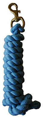 Rhinegold 0 Führstrick aus Baumwolle, Babyblau, Einheitsgröße