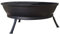 Globe Fire Feuerschale Edna Ø 75 cm mit Grill - Feuerstelle Feuerkorb aus Gusseisen für Garten & Terrasse