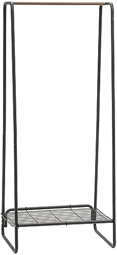 Iris Ohyama, Schlafzimmeraufbewahrung, Metall-Kleiderständer, Kleiderschrank mit Regal, Garderobenständer, 1 Ebene, Weiß, Ankleidezimmer, Kleidung & Schuhe, Eingang, PI-B5M
