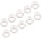Dreld 10Pcs Universal Primer Bulbs Petrol Fuel, Primer Bulb Pump Carburettor Oil Cups Compatible with Mower, Blower, Strimmer, Cutter, Hedge, Trimmer, Chainsaw (22mm)