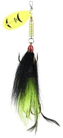 Guideline GTN Musky Slayer Tandem oder Single, mit Spinner-Klinge (Chartreuse Black, Tandem)