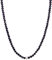 BERGERLIN Onyx Halskette schwarz - schwarze Kette - Silber - M-L