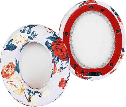 Fourmor - Housse de Coussin de Rechange pour Oreillettes Studio3 Compatible avec Les écouteurs Supra-Auriculaires Beats by Dr.Dre Studio 2.0 B0500 B0501 Filaire/sans Fil et Studio 3.0