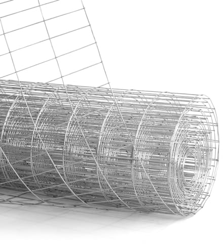 Fencer Wire 12.5 Gauge Galvanized Welded Wire 2 Inch by 4 Inch Mesh