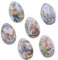 Palwin 12 Pezzi Pasqua Contenitore di Caramella, Scatola delle uova di Pasqua, Uova di Pasqua di Metallo, Decorazione Pasquale Uova in Metallo, Riempibili per Caramelle del Festival Regalo