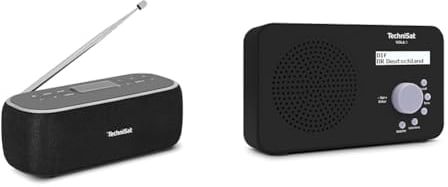 TechniSat Viola BT 1 - tragbarer Bluetooth-Lautsprecher mit DAB+ Digitalradio schwarz
