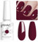 Vishine 8ML Smalto Gel per Unghie PurpleRed - Lunga Durata, Soak Off, Autunno, Arte per Unghie, Manicure Salone a Casa, L037