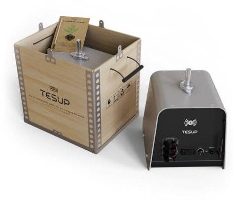 TESUP Atlas - Generador de turbina eólica vertical de 10 kW (sin cuchillas) | Solución de energía de emergencia de manivela