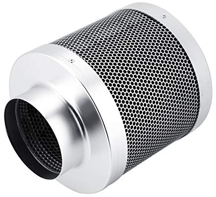 Filtro a carbone in acciaio inox Filtro a carbone da 10 cm Odore Casa Officina Tenere lontano