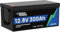 Batteria Lifepo4 12 V 300 Ah EconomiPower 8000 Deep Cycle al litio fosfato di ferro, integrata in BMS 200 A, adatta per camper, impianti solari, barche, fuoristrada