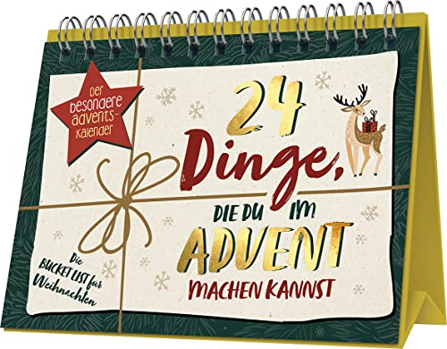 24 Dinge, die du im Advent machen kannst | Die Bucket List für Weihnachten: Der besondere Adventskalender
