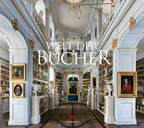 Welt der Bücher 2020, Wandkalender im Querformat (54x48 cm) - Mit den eindrucksvollsten Bibliotheken und Büchereien der Welt mit Monatskalendarium