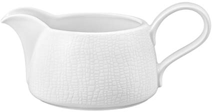Seltmann Weiden 001.743926 Fashion luxury white Sauciere 0,60 L, Porzellan, Weiß