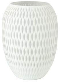 Goebel Vase, Glas, Weiß, 21x21x29 cm