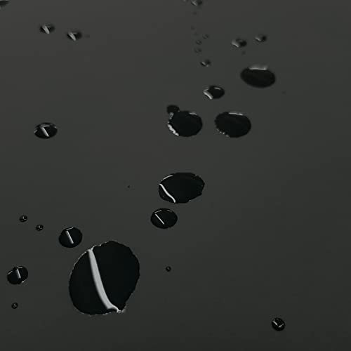 Noemi – Öko-Tex® Oberstoff mit PU-Beschichtung – Für Regenjacken, Jacken und Outdoorbekleidung – per Meter (Schwarz)