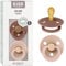 BIBS Colour Symmetrical Schnuller 2er Pack, BPA-frei Dummy-Schnuller, Symmetrischer Nippel. Naturkautschuk/Latex, Hergestellt in Dänemark. 0-6 Monate (2er Pack), Woodchuck/Blush