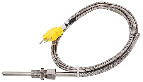 Temperatursensorsonde, Hochgenaues 1/8 NPT-Gewinde, 2 Meter Kabel, Korrosionsbeständigkeit -100–1250 ℃ K-Temp-Thermoelement für die Chemische Metallurgie