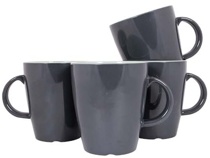Gimex Vivid Line - Tasse mit Henkel - Grün - 380 ml - 4 Stück