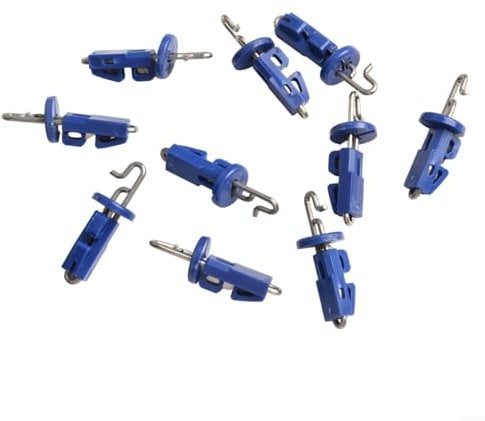 Quick Release Clips for Fishing Bait Hooks, Breakaway Design, Pack of 10