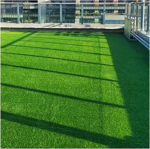 Kanduo Pelouse synthétique Gazon Artificiel Synthétique, Tapis De Faux Gazon for Animaux De Compagnie De Balcon De Patio, Tapis De Pelouse D'arrière-Cour De Porte, 2 Cm D'épaisseur pelouse de Jardin(