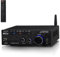 Mini receptor amplificador digital HiFi, 2 canales 200 W Dual TPA3116 Clase D, amplificador Bluetooth 5.3 para altavoces domésticos, receptores estéreo con RCA, USB, óptico, AUX para el hogar, al aire