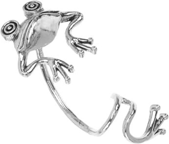 TENDYCOCO 1 Stk Frosch Ohrringe Ohrschmuck Vintage Ohrstecker Froschpfosten-Ohrringe Frauen Ohrhänger halloween ohrringe halloween earrings Ohrringe baumeln Frösche Ohrringe Metall Silver