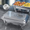 XYJBHB Chafing Dish Buffet Set of 2, Stainless Steel Chafing Dishes and Food Warmers with Lids, 1/2 Food Pans, Fuel Holders, 9L Buffet Trays for Restaurant Catering Parties Weddings Picnics