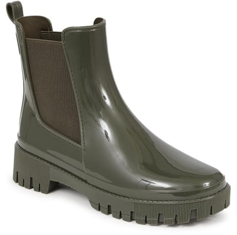 Pavers Ankle Wellington Boots - Olive Size 4